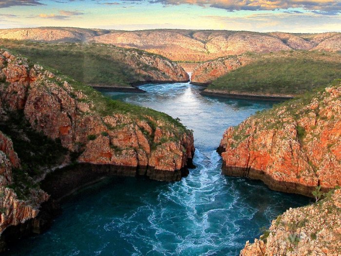 Горизонтальные водопады, Западная Австралия